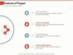 Features of puppet automate your infrastructure with puppet