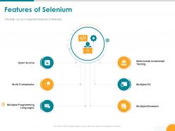 Features of selenium multiple os powerpoint presentation graphics tutorials