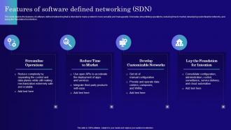 Features Of Software Defined Networking SDN Software Defined Networking IT