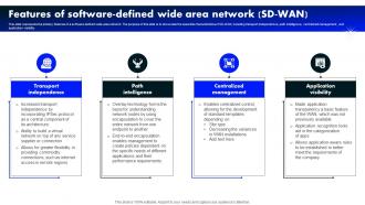 Features Of Software Defined Wide Area Network Sd Wan Software Defined Features Of Software Defined Wide Area Network Sd Wan Software Defined