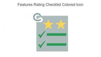 Features Rating Checklist Colored Icon In Powerpoint Pptx Png And Editable Eps Format