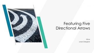 Featuring Five Directional Arrows PPT Demonstration AT