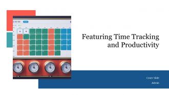 Featuring Time Tracking And Productivity PPT Structure AT