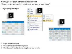 February 2013 calendar powerpoint slides ppt templates