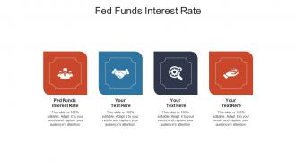 Fed funds interest rate ppt powerpoint presentation layouts pictures cpb