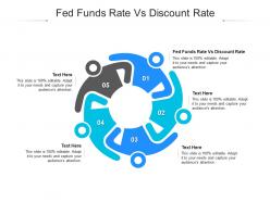 Fed funds rate vs discount rate ppt powerpoint presentation icon influencers cpb