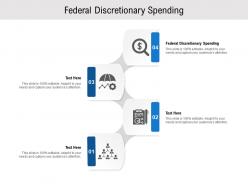 Federal discretionary spending ppt powerpoint presentation gallery designs cpb