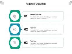 Federal funds rate ppt powerpoint presentation inspiration slides cpb