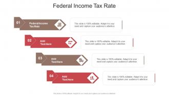 Federal Income Tax Rate In Powerpoint And Google Slides Cpb
