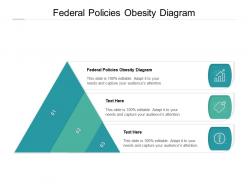 Federal policies obesity diagram ppt powerpoint presentation ideas graphics example cpb