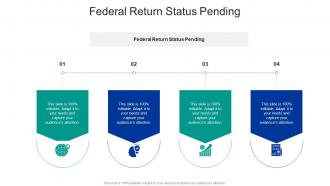 Federal Return Status Pending In Powerpoint And Google Slides Cpb