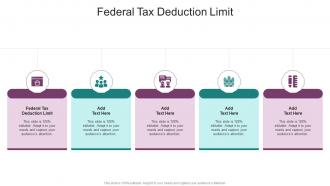 Federal Tax Deduction Limit In Powerpoint And Google Slides Cpb
