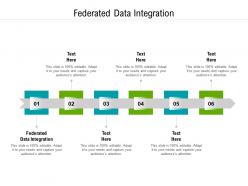 Federated data integration ppt powerpoint presentation summary slide portrait cpb