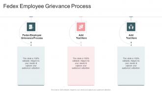 Fedex Employee Grievance Process In Powerpoint And Google Slides Cpb