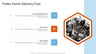 Fedex Home Delivery Cost In Powerpoint And Google Slides Cpb