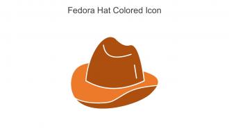 Fedora Hat Colored Icon In Powerpoint Pptx Png And Editable Eps Format