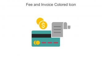 Fee And Invoice Colored Icon In Powerpoint Pptx Png And Editable Eps Format