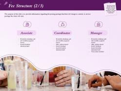 Fee structure action report ppt powerpoint presentation example topics