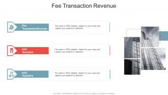Fee Transaction Revenue In Powerpoint And Google Slides Cpb