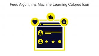 Feed Algorithms Machine Learning Colored Icon In Powerpoint Pptx Png And Editable Eps Format