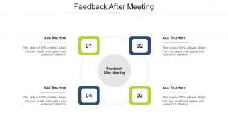 Feedback After Meeting Ppt Powerpoint Presentation Professional Background Image Cpb