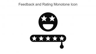 Feedback And Rating Monotone Icon In Powerpoint Pptx Png And Editable Eps Format