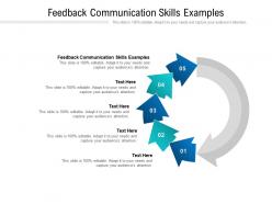 Feedback communication skills examples ppt powerpoint presentation model cpb