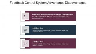 Feedback Control System Advantages Disadvantages In Powerpoint And Google Slides Cpb