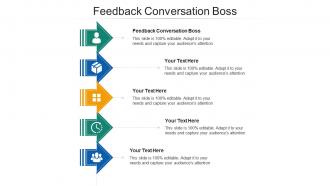 Feedback conversation boss ppt powerpoint presentation ideas infographic template cpb