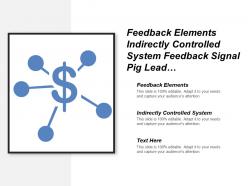 Feedback elements indirectly controlled system feedback signal pig lead