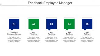 Feedback Employee Manager Ppt Powerpoint Presentation Styles Background Image Cpb