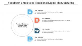 Feedback Employees Traditional Digital Manufacturing Ppt Powerpoint Gallery Cpb