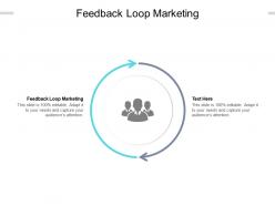 Feedback loop marketing ppt powerpoint presentation layouts templates cpb