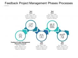 Feedback project management phases processes ppt powerpoint gallery cpb