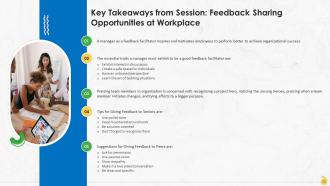 Feedback Sharing Opportunities At Workplace Training Ppt Idea Informative