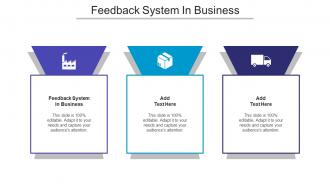 Feedback System In Business Ppt Powerpoint Presentation Outline Icon Cpb