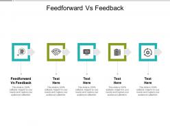Feedforward vs feedback ppt powerpoint presentation infographics design ideas cpb