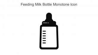 Feeding Milk Bottle Monotone Icon In Powerpoint Pptx Png And Editable Eps Format