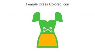 Female Dress Colored Icon In Powerpoint Pptx Png And Editable Eps Format