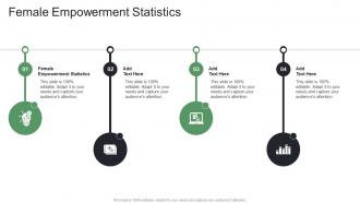 Female Empowerment Statistics In Powerpoint And Google Slides Cpb