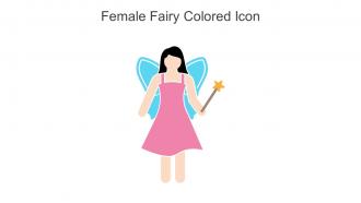 Female Fairy Colored Icon In Powerpoint Pptx Png And Editable Eps Format