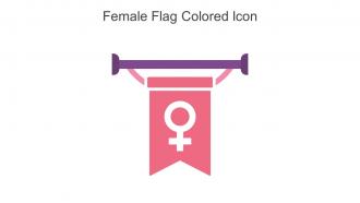 Female Flag Colored Icon In Powerpoint Pptx Png And Editable Eps Format