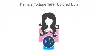 Female Fortune Teller Colored Icon In Powerpoint Pptx Png And Editable Eps Format