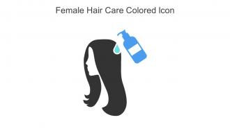 Female Hair Care Colored Icon In Powerpoint Pptx Png And Editable Eps Format