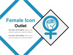Female icon outlet powerpoint ideas