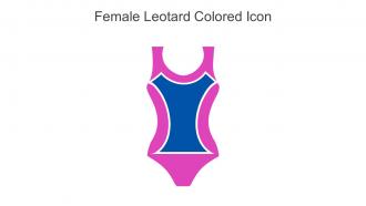 Female Leotard Colored Icon In Powerpoint Pptx Png And Editable Eps Format