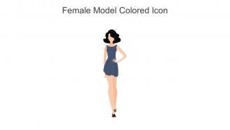 Female Model Colored Icon In Powerpoint Pptx Png And Editable Eps Format