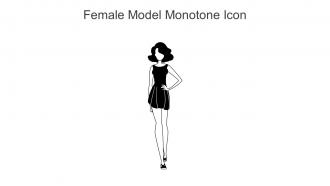 Female Model Monotone Icon In Powerpoint Pptx Png And Editable Eps Format