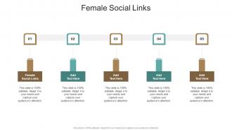 Female Social Links In Powerpoint And Google Slides Cpb