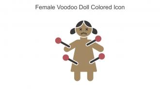 Female Voodoo Doll Colored Icon In Powerpoint Pptx Png And Editable Eps Format